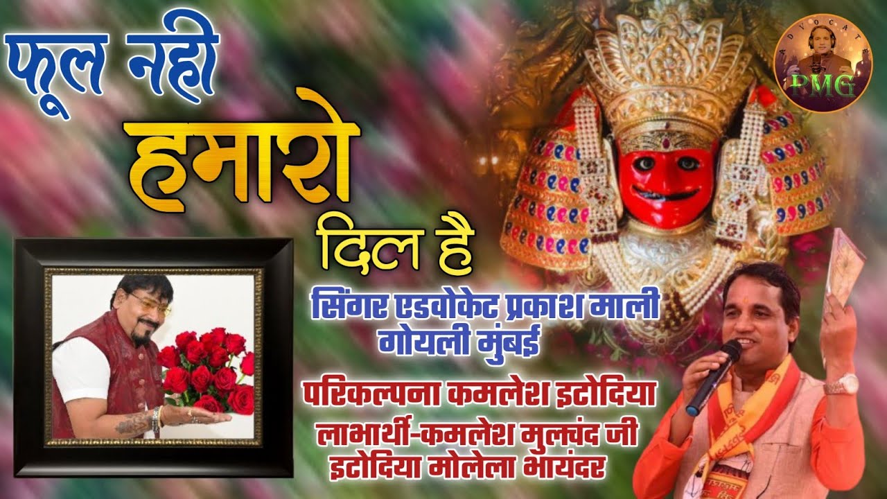 फूल नही हमारो दिल है (Advocate Prakash Mali) श्री नाकोड़ा भैरूजी भजन