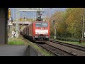 Eisenbahnverkehr in Oberhausen Sterkrade Mit Br 186 193 189 1429 3429 462