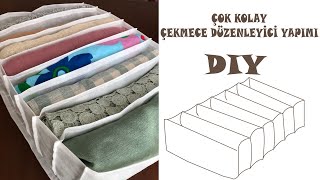 PRATİK ÇEKMECE DÜZENLEYİCİ ORGANİZER NASIL DİKİLİR ?