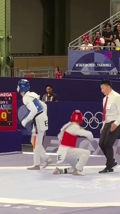 PARIS 2024 awesome spinning kick  #taekwondo #olympics #sports#highlights #viralvideo #viralshorts