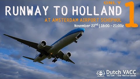 [Vatsim] [Dutch VACC] [EHAM] 2025-11-22 Runway to Holland timelapse