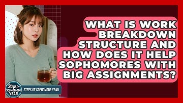 What Is Work Breakdown Structure And How Does It Help Sophomores With Big Assignments?