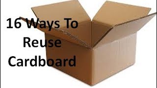 16 ways to reuse or repurpose cardboard sheets or boxes | Learning Process 16 ways to reuse or repurpose cardboard sheets or boxes | Learning Process