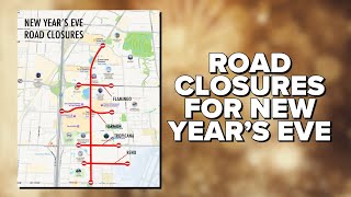 Las Vegas Strip road closures for New Year's Eve celebrations