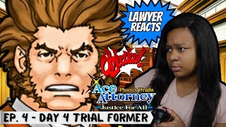 Real Lawyer Reacts to Phoenix Wright: Ace Attorney JFA Ep 4 Day 4-1 Trial - Farewell, My Turnabout