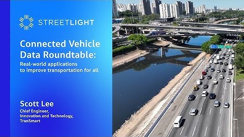 Transportation Engineering Expert Explains How Connected Vehicle Data Helps Improve Road Safety