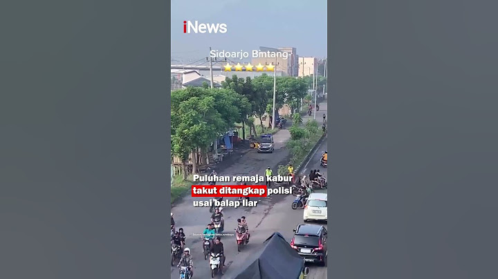 Puluhan Remaja Kabur Takut Ditangkap Polisi Usai Balap Liar #shorts #viral