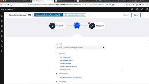 IBMAppConnect API Flow Integration with Salesforce and Slack