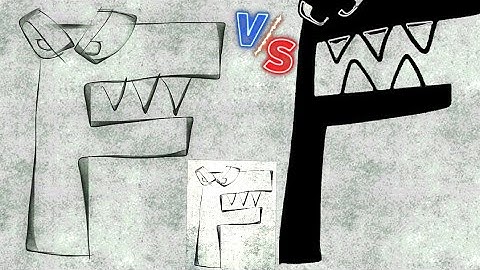 Draw Alphabet Lore "F" | How to draw Alphabet Lore | Neon Drawing ( Part 1 )