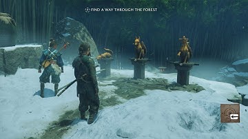 Ghost of Yotei | Find a Way into the Forest 2nd Fox Puzzle | The Kitsune Quest