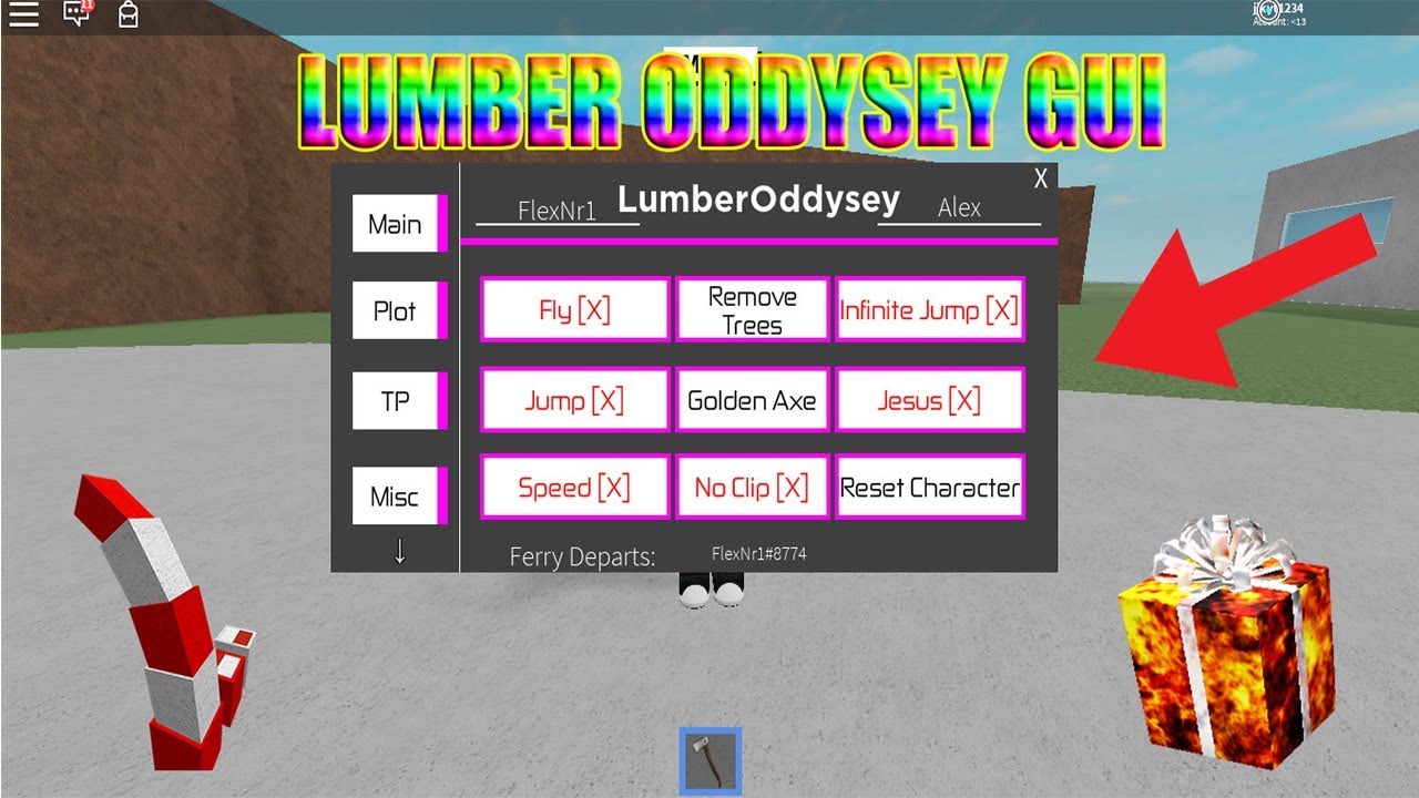 New Op Oddysey Gui Out Now For Lumber Tycoon 2 New Updated Script