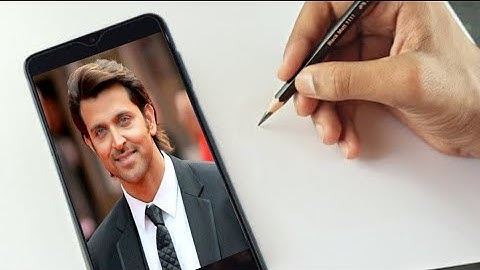 How to draw Hrithik Roshan Step by Step // full sketch outline tutorial for beginners