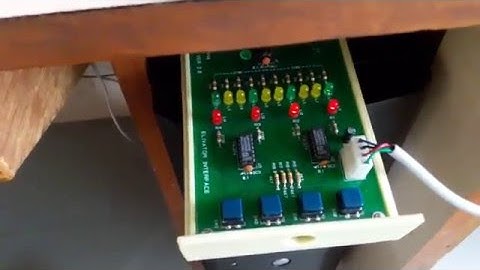 Elevator 8086 Hardware Experiment Microprocessor Lab