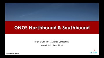Basics: ONOS Northbound and Southbound
