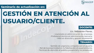 GESTIÓN DE ATENCIÓN AL USUARIO/CLIENTE | CURSO GRATUITO Y COMPLETO