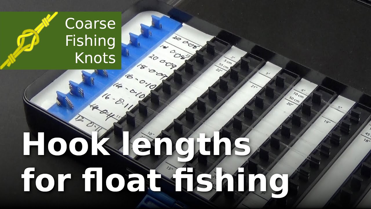 Hook length for float fishing How to tie YouTube