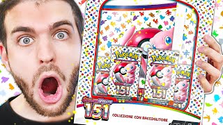 *QUESTO DEVI AVERLO!* APRO LA COLLEZIONE POKEMON 151 CON ALBUM MEW! - Pokemon TCG Speciale 151