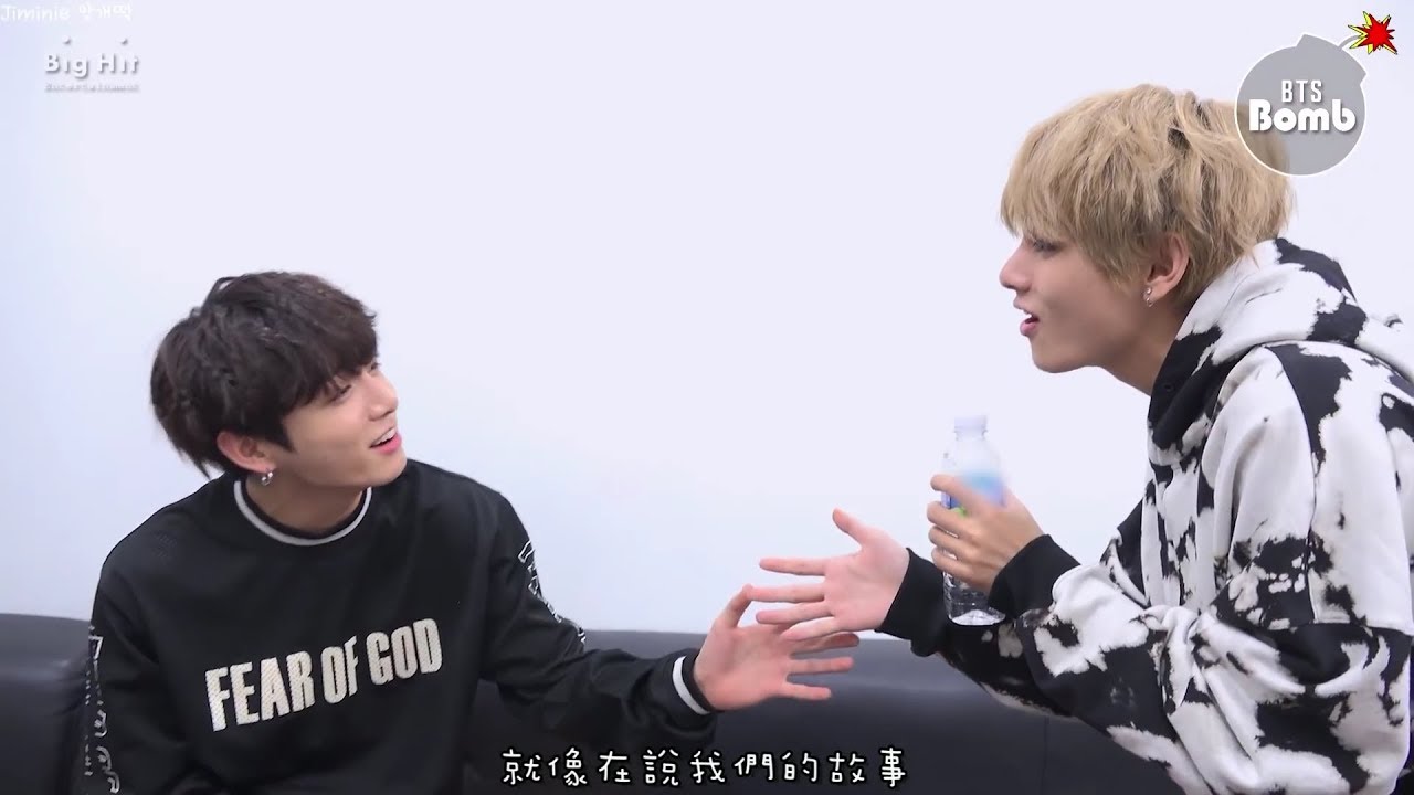 【中字】180204 防彈少年團(BTS) - V&Jungkook Singing at standby time @BANGTAN