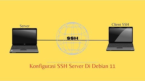 Konfigurasi SSH Server di Debian 11, Menggunakan CMD