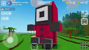 Block Craft 3D: Building Simulator Games For Free Gameplay#2056 (iOS & Android)| Noob Squid 🦑