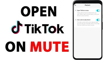 How to Open TikTok on Mute 2024 I Mute TikTok Videos When You Open The App