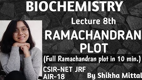 Ramachandran Plot - BIOCHEMISTRY CSIR-NET JRF LIFESCIENCE
