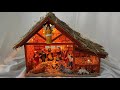 How to make christmas crib  nativity scene  christmas decorations  easy simple crafts  diy