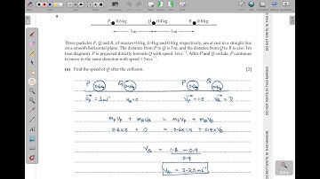 9709/42/F/M/25 -- QN 5 (MOMENTUM) -- A LEVEL MATHEMATICS-MECHANICS PAPER 42 FEB/MAR 2025