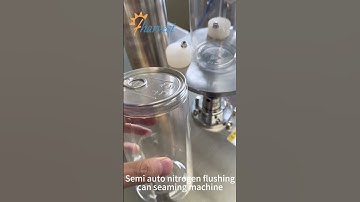 Nitrogen filling for food jar ,Semi Auto Nitrogen Flush Can Seaming Machine, Semi Auto Jar Sealer
