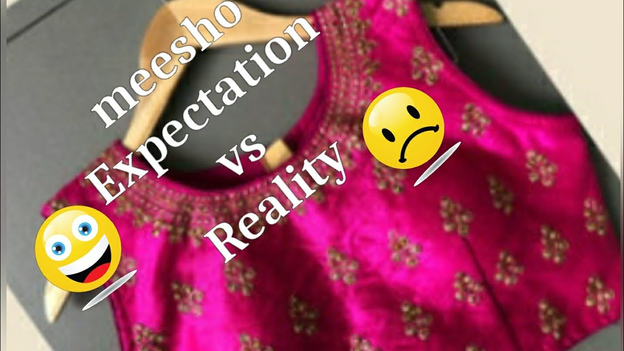 Meesho Designer Blouse haul/Meesho Expectation vs Reality