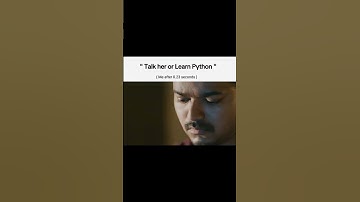 Talk Her or Learn Python #Python #Coding #LearnPython #Programming #Tech #Motivation #Developer