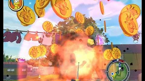 Simpsons Hit & Run PC - All Wasps, Gags, Collector Cards, and Clothing - Level 1