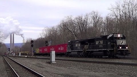 NS 23Z Highballs At CP CONPIT (SD70 Leader) - New Florence PA