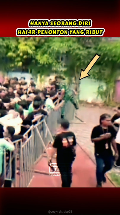 1 TNI VS PENONTON KONSER AUTO B0NY0K #hiburan #lucu #shortsviral #siap55 #konser