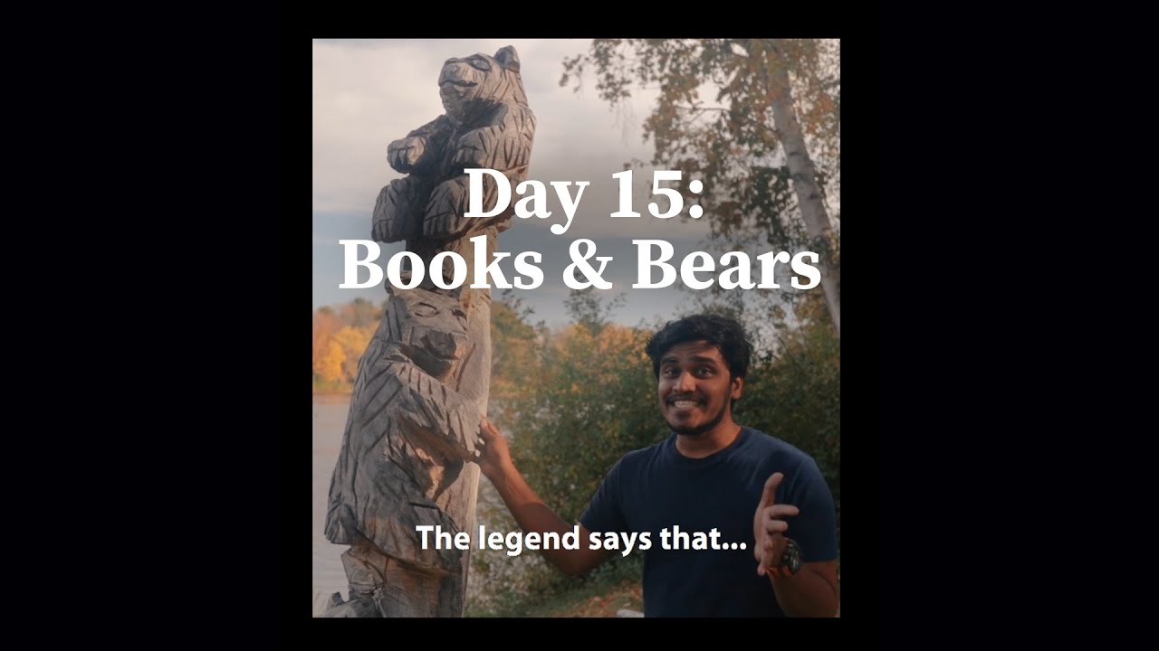Books and Bears - 50 days in America | Day 15 
