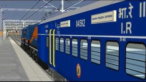 New Delhi Firozpur Special Train Part 2 by MSTS Open Rails