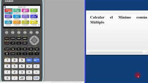 Aprende a calcular el mínimo común múltiplo de un conjunto de datos, utilizando el modelo fx-CG50