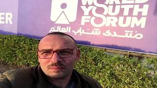 الكاتب الصحفي وليد الرمالي بإذاعة صوت العرب متحدثا عن منتدى شباب العالم