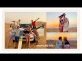 SURFEN IN DE WOESTIJN IN DUBAI! VAKANTIEVLOG DEEL 2🌵🐪 #70 | Lois van der Liet