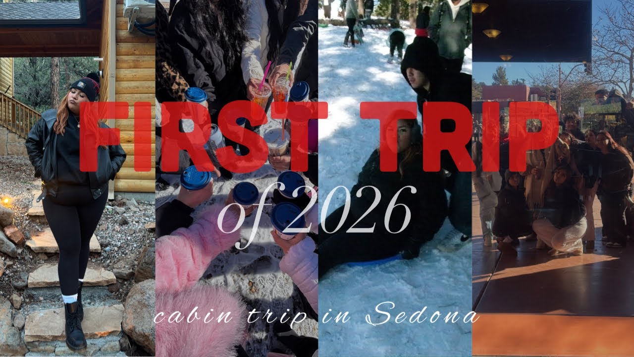 road trip, snow day, just gurt sh*t | CABIN TRIP 2026 ❄️☕️🧣✧
