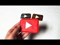 종이 한장으로 간단한 유튜브 플레이 버튼 접기 Origami YouTube Play Button