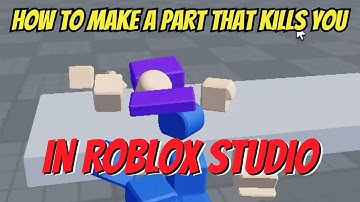 How to make a part that kills you in Roblox Studio 2025! (TUTORIAL) #roblox #tutorials #robloxstudio