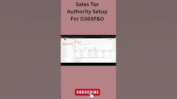 Episode 2 | Canadian Sales Tax Setup In D365 Fo | Setup And Configurations