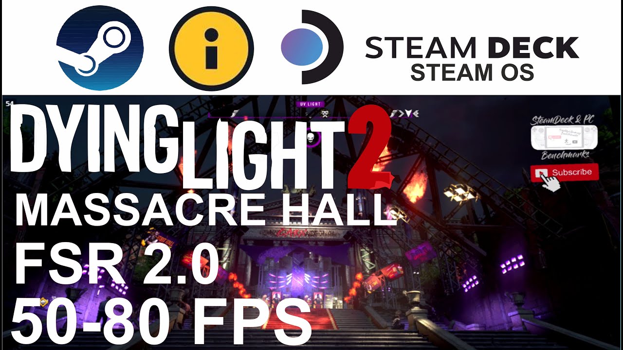 Dying Light 2 MASSACRE HALL on Steam Deck/OS in 720p