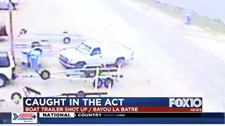 Caught In The Act Boat Trailer Tires Shot In Bayou La Batre