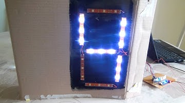 7 Segment LED STRIP 1st Try