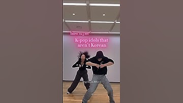 K-pop idols that aren’t Korean!! // #kpop #lisa #felix #niki #rosé #shorts #fyp