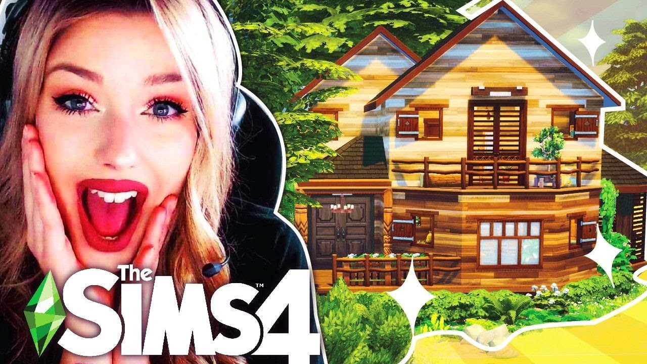I'm Only Allowed to Use ONE MATERIAL To Build a House in The Sims 4 🌲 ...