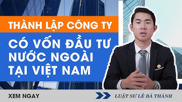 Hướng dẫn thủ tục thành lập công ty có vốn đầu tư nước ngoài tại Việt Nam ✅ CỰC KỲ ĐƠN GIẢN✅