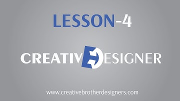 Learn Adobe Illustrator CS6 basic overview Lesson 4